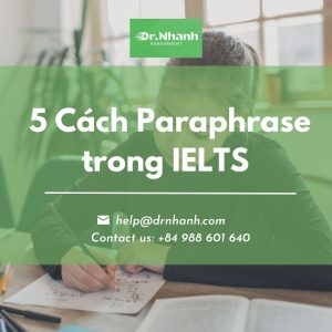 5 cách paraphrase một đoạn văn trong IELTS Writing